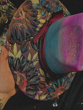 Jewel toned ombre extra shimmer hat
