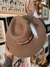 100% wool stiff brim tattooed hat