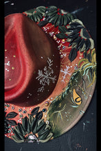 Made to order one of a kind grinch hat with rare beads from the 50s. (Turnaround time 1.5 weeks)