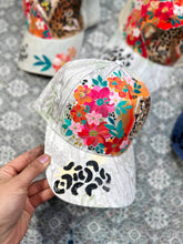 One of one: Camo leopard florals cap