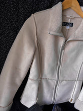 RARE Practical Magic 90s new fur suede coat size M