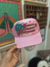Pink American flag