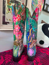 Hand painted one of a kind Tony Lama Size 11