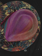 Jewel toned ombre extra shimmer hat
