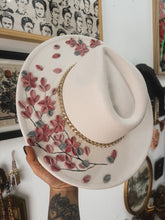 Sakura extra wide brim cherry blossom hat