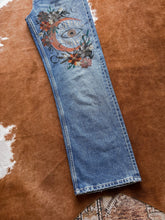 Practical Magic wide leg Zara painted size 6