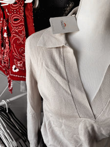 NWT: FAHERTY Organic Cotton sweater size S