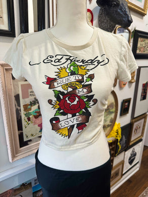 Ed hardy diamond top size M
