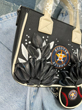 Astros crossbody purse with coin bag