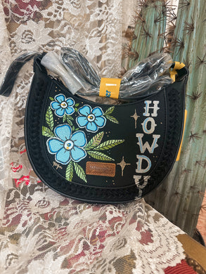 Howdy: Cowgirl Traditional Tattoo Crossbody