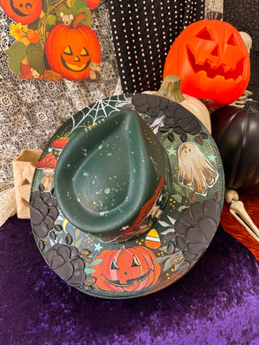 LIMITED EDITION: Retro Cottagecore Halloween top and bottom painted
