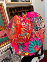 Colorful vibrant leopard size L