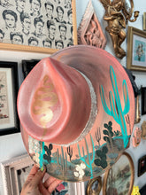 Metallic Pink with Gray (top and bottom painted