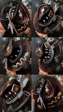 Witch Outlaw Color shift hat with gold snake