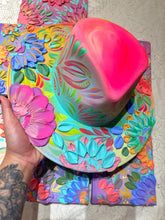Colorful florals hat
