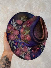 Ombre shimmer dark florals