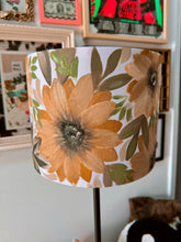 Made to order: Handpainted sunflower one of a kind lamp shade (all around 360 original painting)