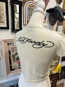 Ed hardy diamond top size M