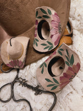 Maybe taupe cowgirl hat car charm/ornament