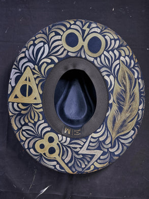 Navy blue Harry Potter inspired hat