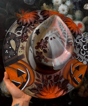 Classic orange retro Halloween hat
