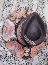 Gray blush pink gold and rose gold butterfly hat
