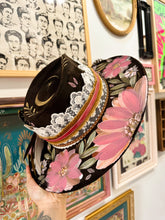 Deep brown with blush pink