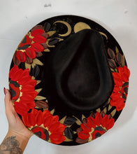Red and black with moons