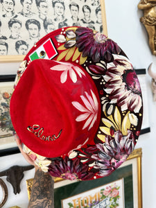 Selena Red Hat with Mexican Flag