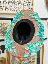 Ross gold turquoise cowgirl glitter hat