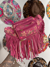 Western Barbie gold sling bag