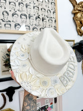 BRIDE IVORY CREAM AND PEARLS HAT