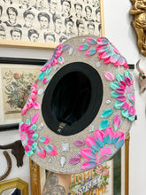(discounted) holographic, colorful, glitter, cowgirl hat