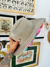 Colorful Holographic Disco Cowgirl hat